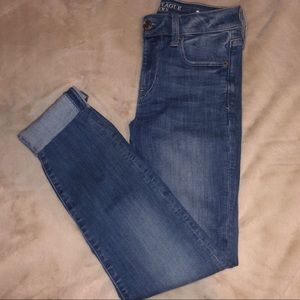 Super Super Stretch American Eagle Skinny Jeans